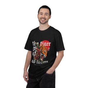 Tiger Floral T-Shirt — Roaring Tiger Graphic Tee